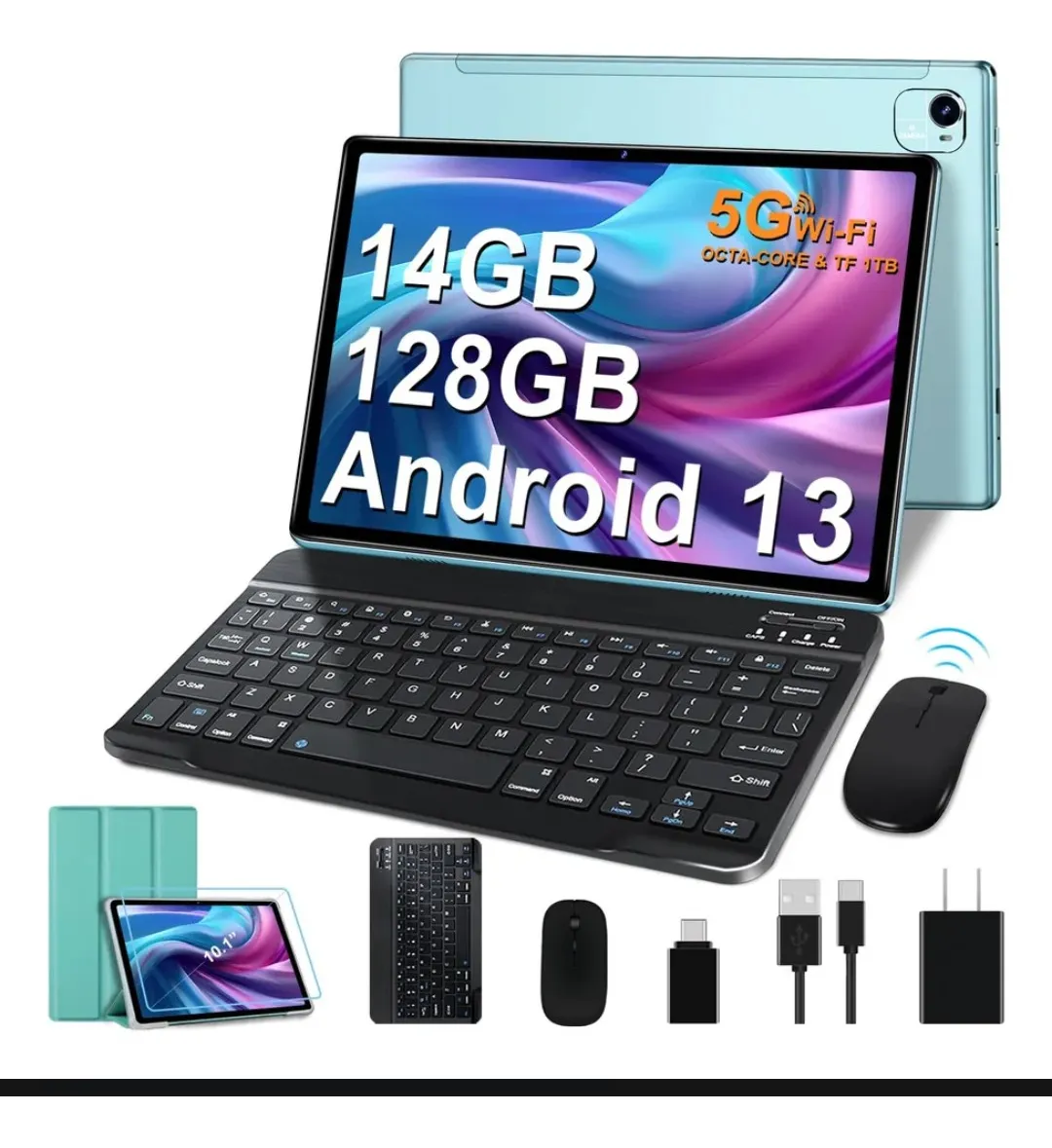 Tablet Facetel 10 12gb Ram 128gb + Teclado Y Mouse...
